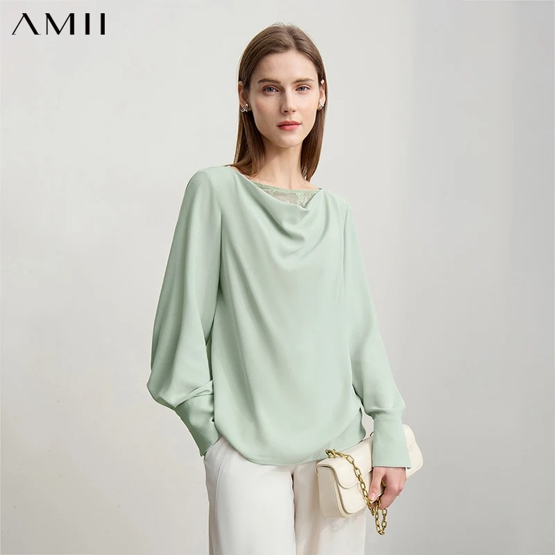 Women'S Formal Wear Blouse - Женская осенняя блузка Amii 2026: Новинка,