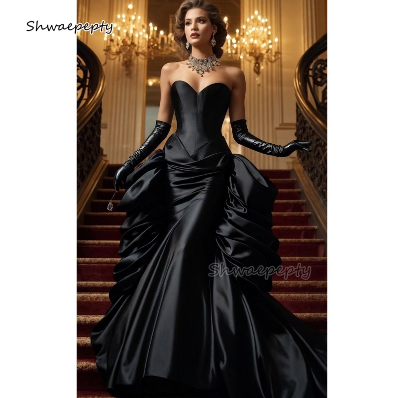Victorian Women'S Formal Wear - Винтажное викторианское платье русалки с рюшами