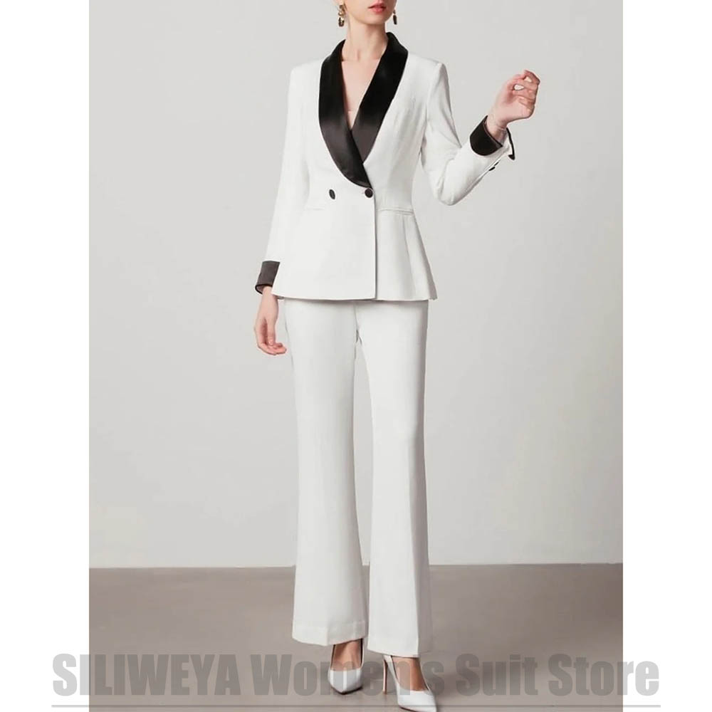 Белый женский двубортный костю – обзор и цена Women Formal Wear White Shirt