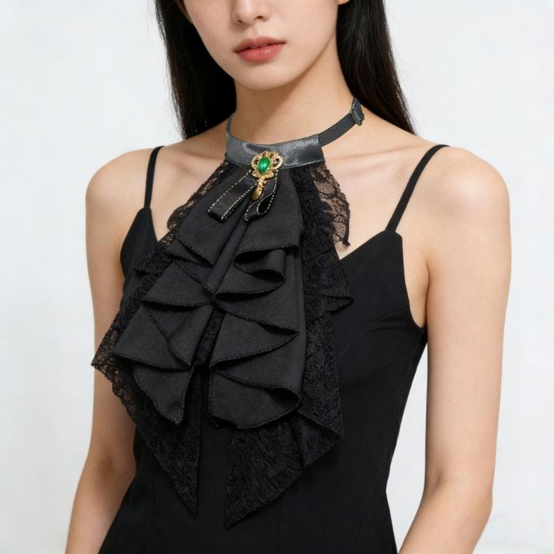 Кружевной съемный воротник с р – обзор и цена Victorian Women'S Formal Wear