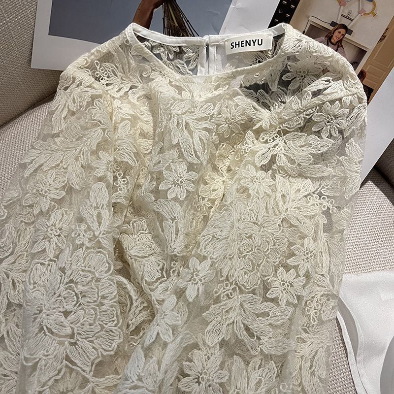 MEXZT элегантные прозрачные бе – обзор и цена Women'S Formal Wear Blouse