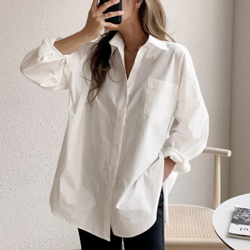 2026 модная новая хлопковая же – обзор и цена Women'S Formal Wear Blouse