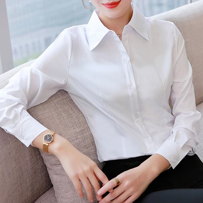 Белые приталенные формальные о – обзор и цена Women Formal Wear White Shirt