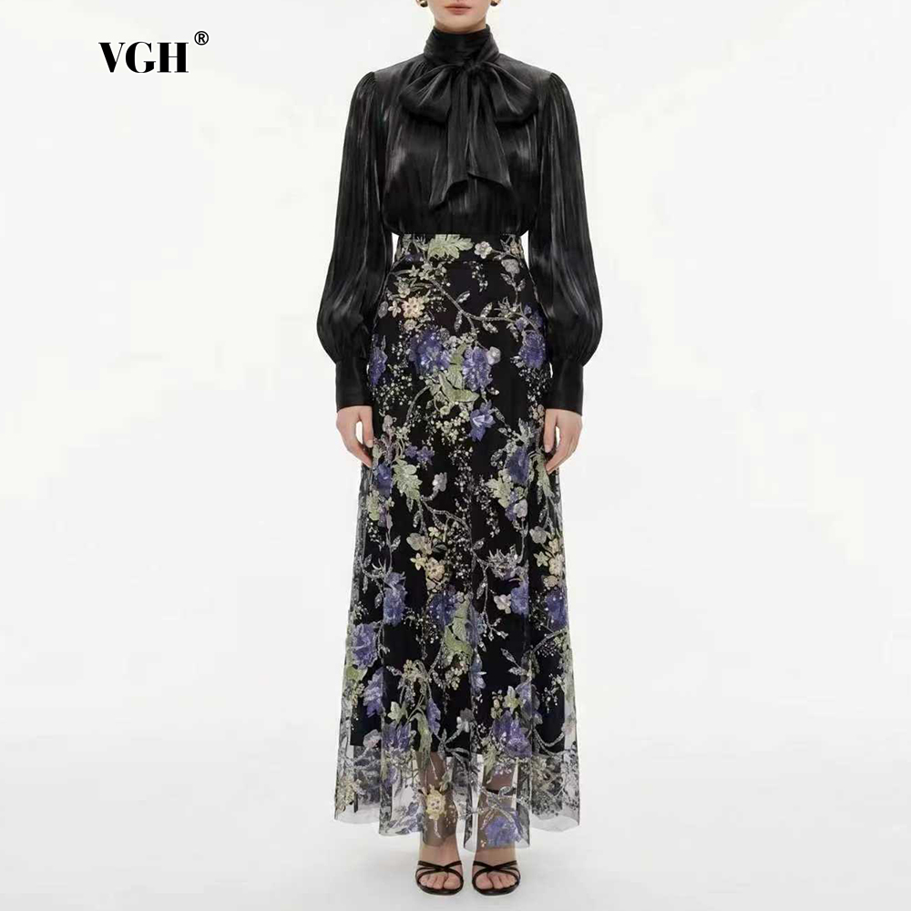 Элегантный черный комплект VGH – обзор и цена Women'S Formal Wear Blouse