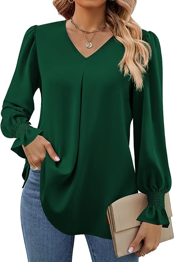 Женская рубашка с длинным рука – обзор и цена Women'S Formal Wear Blouse