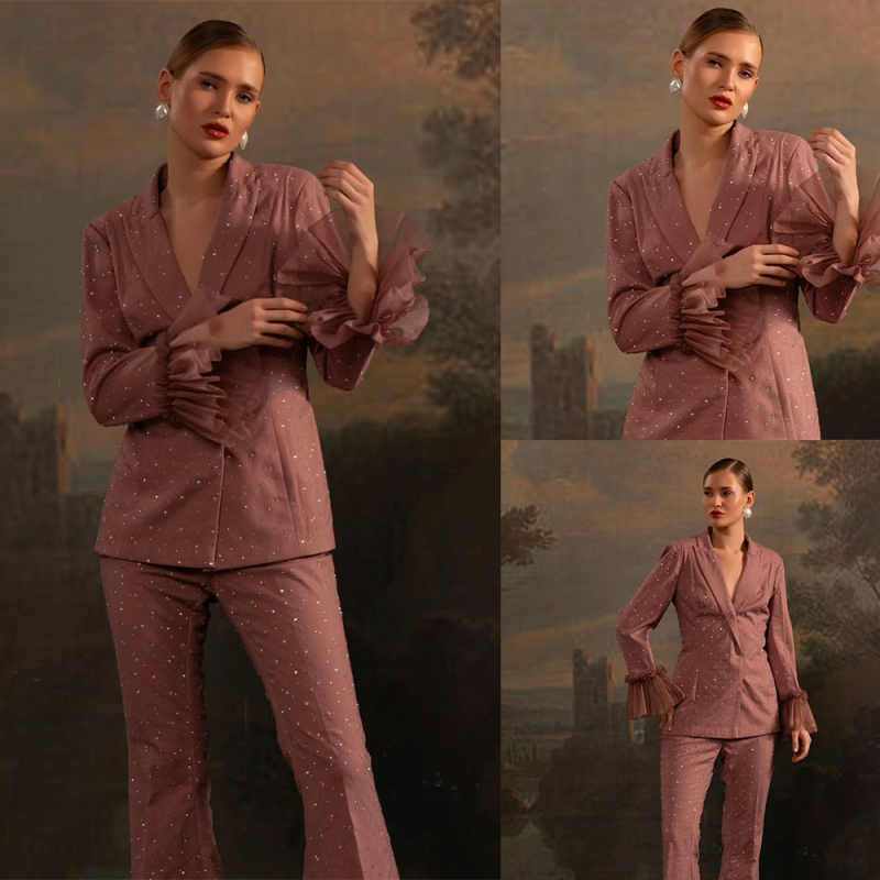 Женский пиджак с бусинами, ком – обзор и цена Women Formal Wear With Tie