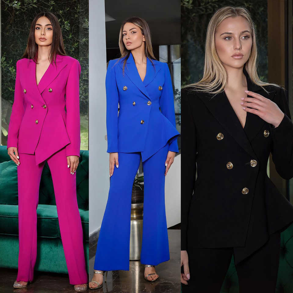 Candy Color Women Pants Suits  – обзор и цена Women Formal Wear With Tie