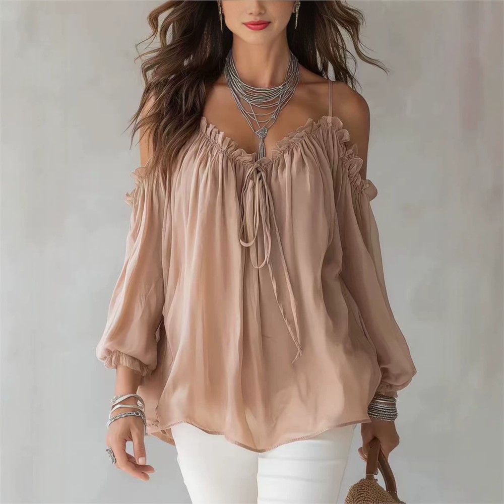 Элегантная блузка с открытыми  – обзор и цена Women'S Formal Wear Blouse